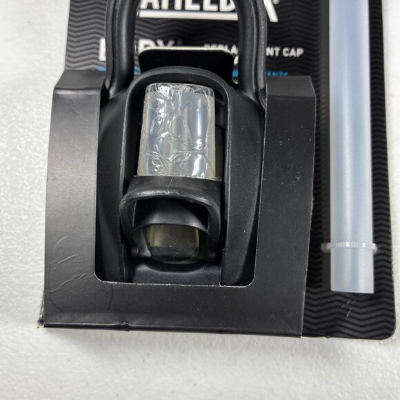 NEW Camelbak Eddy + Kids Black Replacement Cap & Straw - Picture 2 of 6